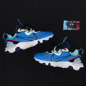 Nike React Vision 'Photo Blue' Grade School Running Shoes Size 5.5